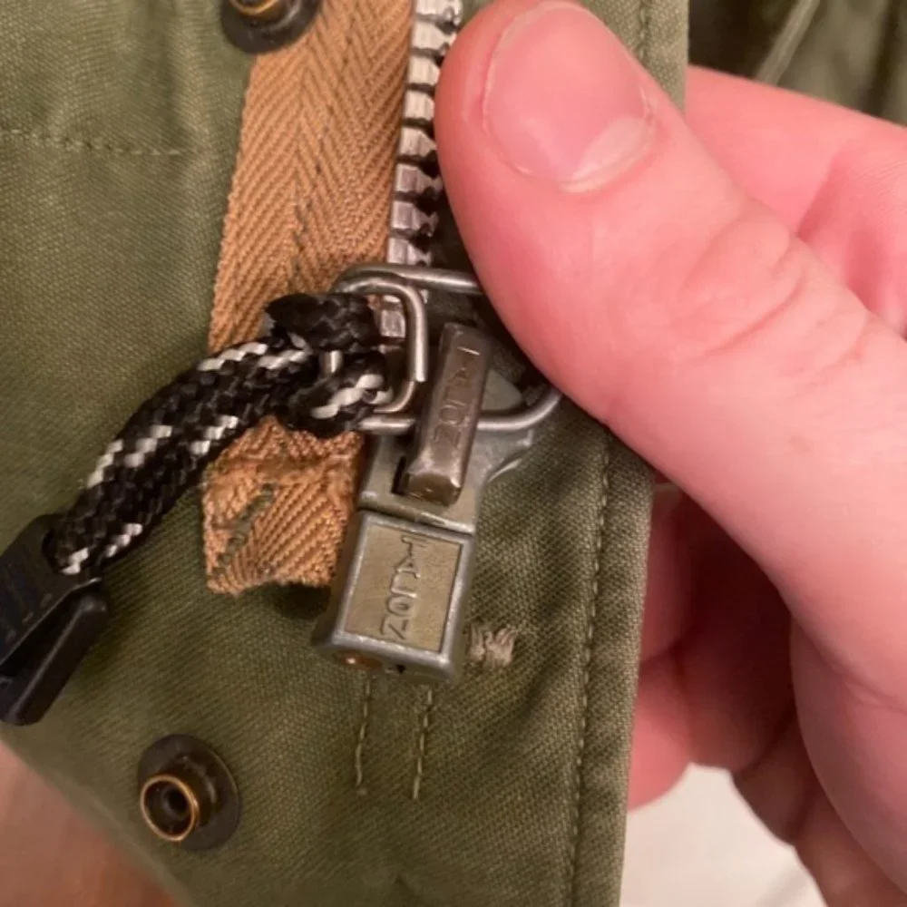 SOLD 90s Rugged Military Field Jacket w/ Liner - Picture 8 of 11